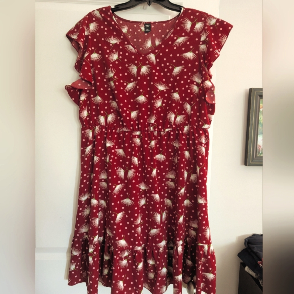 Pink Floral Dress